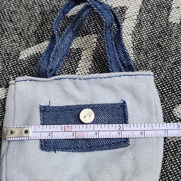 2005 Miami Getaway Chelsea Mattel My Scene Doll Blue Denim Tote Bag Purse - Picture 12 of 13